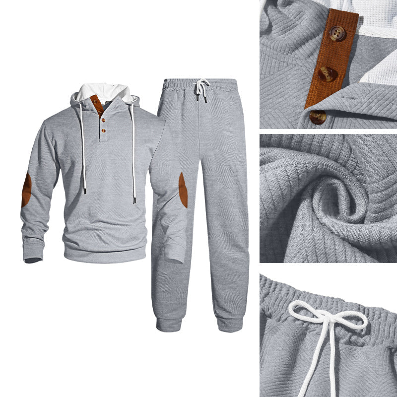 🧥 LE CASUAL AVEC DU CARACTÈRE | Ensemble Homme à Capuche 2 Pièces -50 %