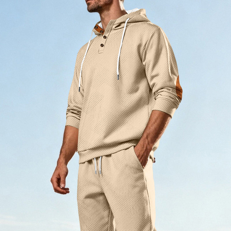 🧥 LE CASUAL AVEC DU CARACTÈRE | Ensemble Homme à Capuche 2 Pièces -50 %