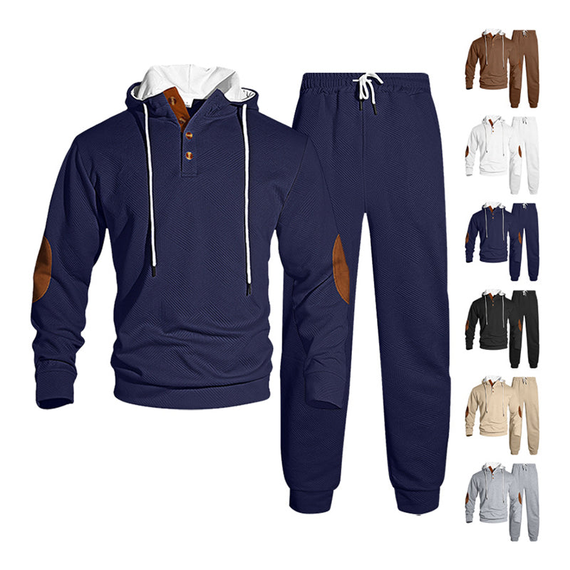 🧥 LE CASUAL AVEC DU CARACTÈRE | Ensemble Homme à Capuche 2 Pièces -50 %