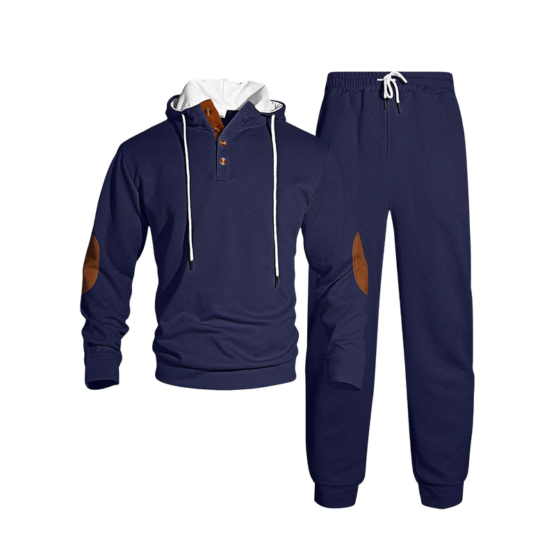 🧥 LE CASUAL AVEC DU CARACTÈRE | Ensemble Homme à Capuche 2 Pièces -50 %