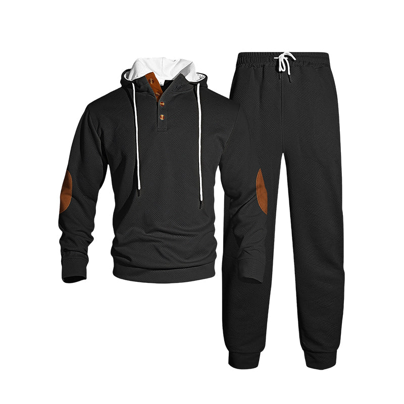 🧥 LE CASUAL AVEC DU CARACTÈRE | Ensemble Homme à Capuche 2 Pièces -50 %