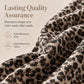 Robe longue à manches longues décontractée pour femme, imprimé léopard