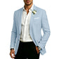 Blazer classique pour homme, coupe ajustée, deux boutons