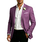 Blazer classique pour homme, coupe ajustée, deux boutons
