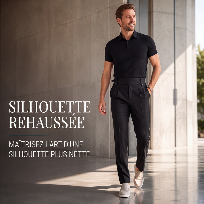 ✨ OFFRE PRIVILÈGE · -50 % | Pantalon Homme Ajusté – Élégance Décontractée
