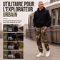 Pantalon cargo de sport camouflage à cordon de serrage pour homme
