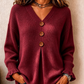 🌸 OFFRE LIMITÉE –50% ! ✨ Pull en maille col V pour femme
