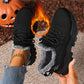 Baskets en maille d'hiver chaudes pour femme