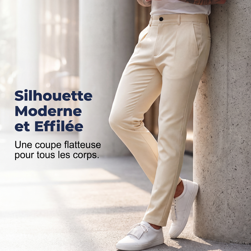 Pantalon de travail ajusté stretch pour homme
