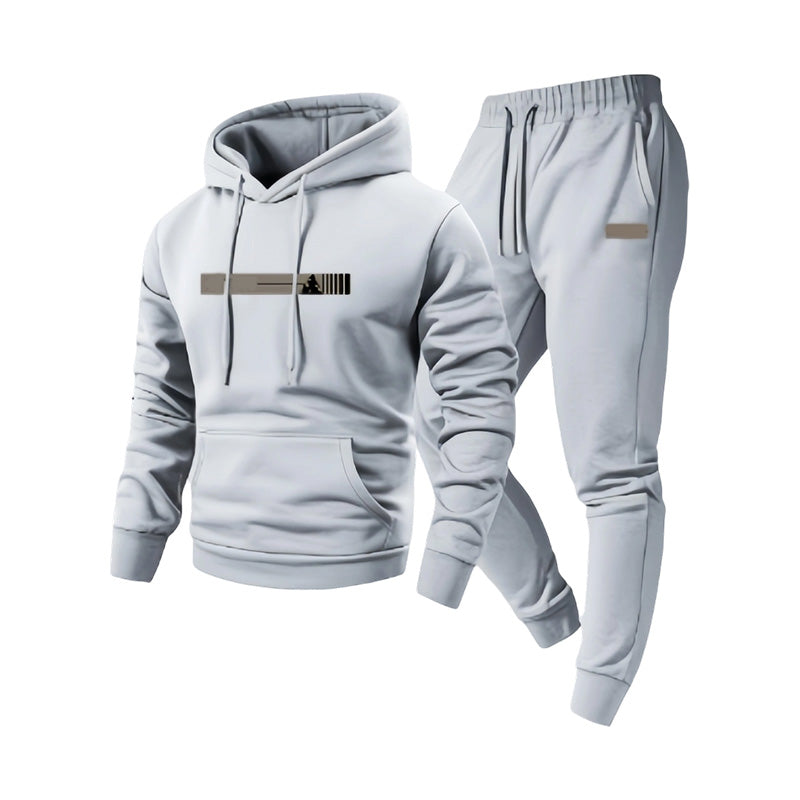 Ensemble 2 pièces pour homme : sweat à capuche et pantalon de survêtement