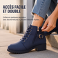 📢📢 50 % de réduction !!! 🎉✨ Bottines antidérapantes pour femmes et hommes – semelle profilée pour une bonne adhérence, doublure douce et design élégant – idéales pour un look à la fois sûr et stylé en automne et en hiver