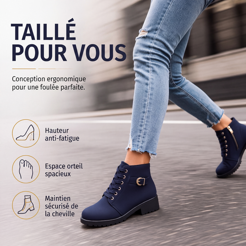📢📢 50 % de réduction !!! 🎉✨ Bottines antidérapantes pour femmes et hommes – semelle profilée pour une bonne adhérence, doublure douce et design élégant – idéales pour un look à la fois sûr et stylé en automne et en hiver
