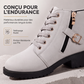 📢📢 50 % de réduction !!! 🎉✨ Bottines antidérapantes pour femmes et hommes – semelle profilée pour une bonne adhérence, doublure douce et design élégant – idéales pour un look à la fois sûr et stylé en automne et en hiver