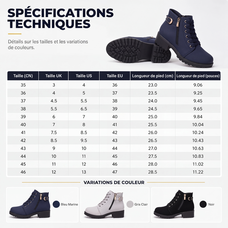 📢📢 50 % de réduction !!! 🎉✨ Bottines antidérapantes pour femmes et hommes – semelle profilée pour une bonne adhérence, doublure douce et design élégant – idéales pour un look à la fois sûr et stylé en automne et en hiver