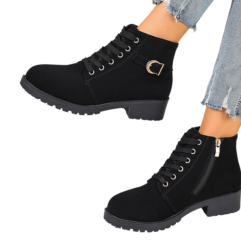 📢📢 50 % de réduction !!! 🎉✨ Bottines antidérapantes pour femmes et hommes – semelle profilée pour une bonne adhérence, doublure douce et design élégant – idéales pour un look à la fois sûr et stylé en automne et en hiver