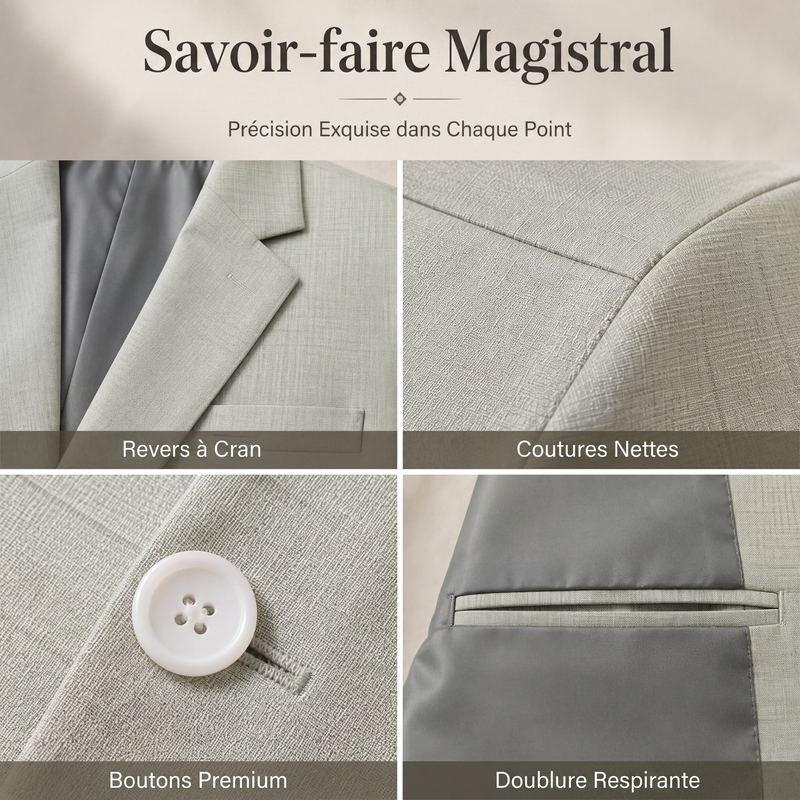 📢📢50 % DE RÉDUCTION !! ⏰ Costume 2 pièces ajusté pour homme