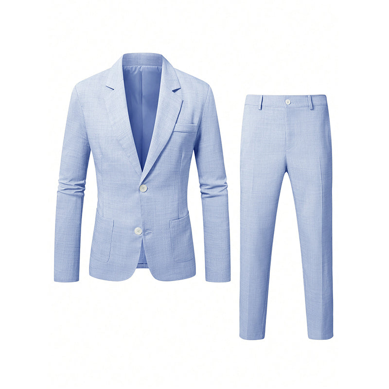📢📢50 % DE RÉDUCTION !! ⏰ Costume 2 pièces ajusté pour homme