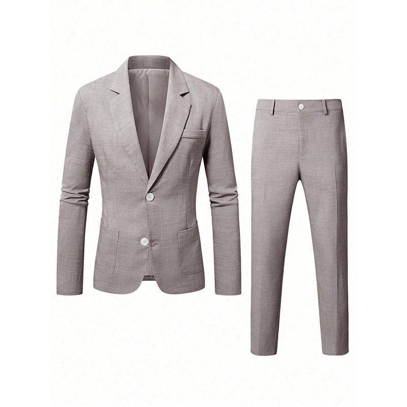 📢📢50 % DE RÉDUCTION !! ⏰ Costume 2 pièces ajusté pour homme