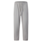 Pantalon décontracté pour homme en maille gaufrée avec cordon de serrage
