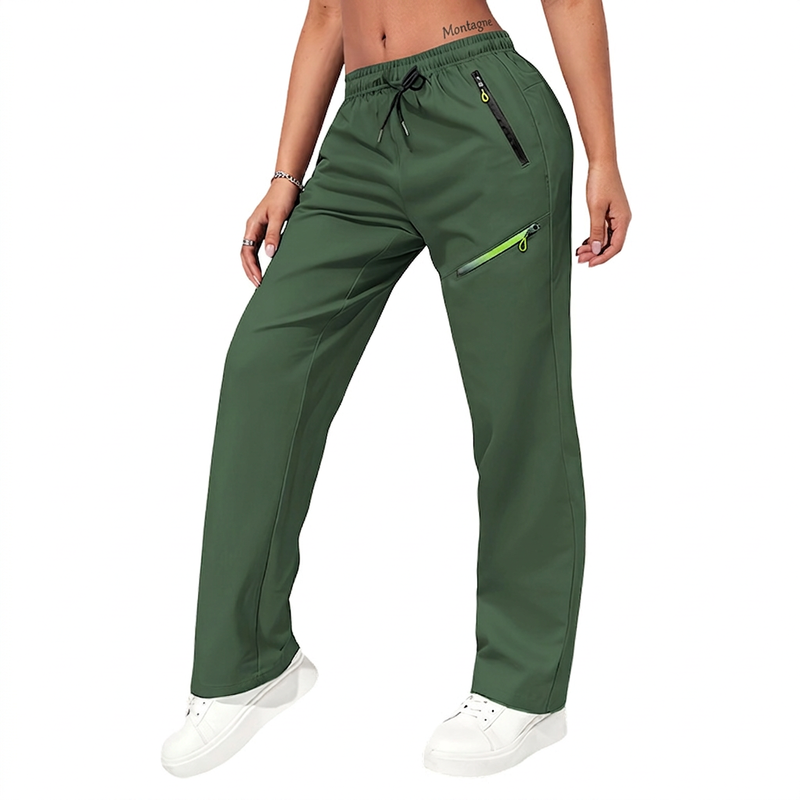 🌙 OFFRE LIMITÉE -50% ! 💕 Pantalons de sport décontractés pour femme avec poches zippées
