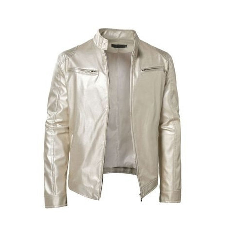 📢📢50 % DE RÉDUCTION !! ⏰ Veste tendance à col montant zippée pour hommes