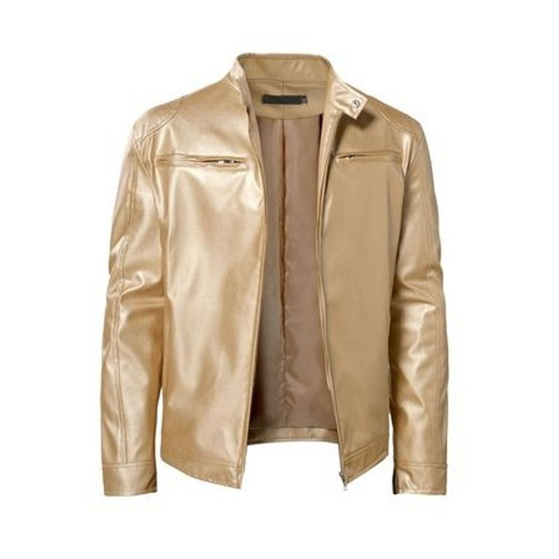 📢📢50 % DE RÉDUCTION !! ⏰ Veste tendance à col montant zippée pour hommes