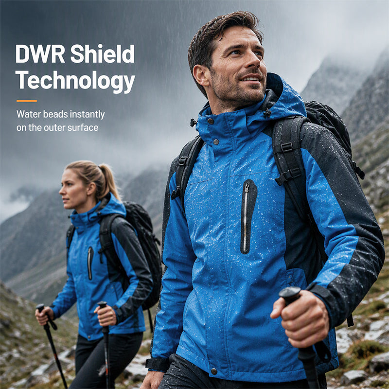 📢📢50 % DE RÉDUCTION !! ⏰ Vestes de randonnée imperméables et coupe-vent pour hommes