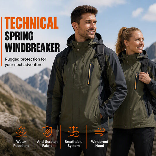 📢📢50 % DE RÉDUCTION !! ⏰ Vestes de randonnée imperméables et coupe-vent pour hommes