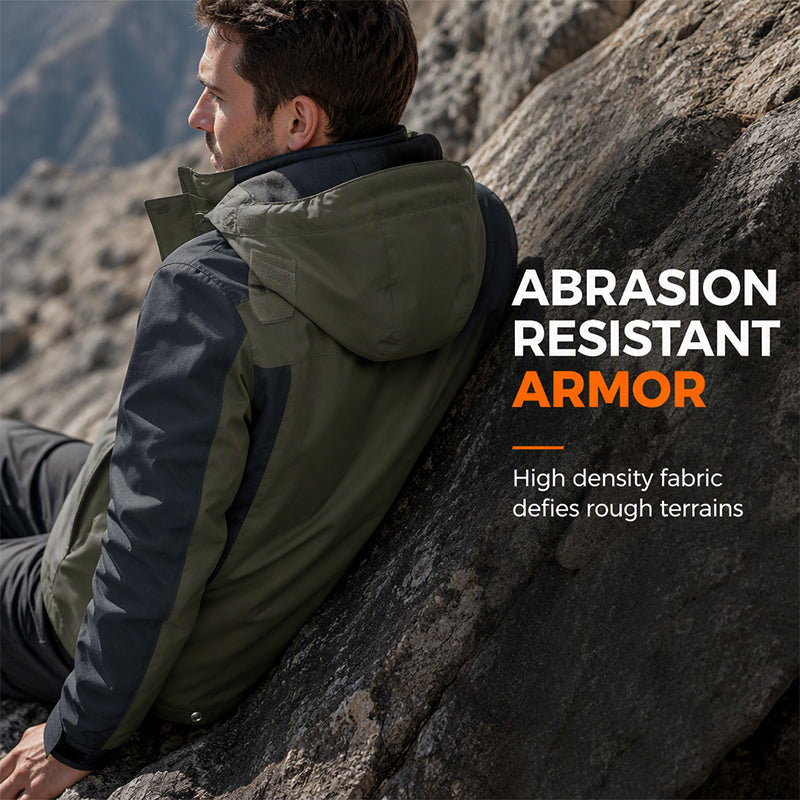 📢📢50 % DE RÉDUCTION !! ⏰ Vestes de randonnée imperméables et coupe-vent pour hommes