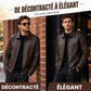 📢📢50 % DE RÉDUCTION !! ⏰ Blouson en cuir urbain raffiné