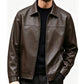 📢📢50 % DE RÉDUCTION !! ⏰ Blouson en cuir urbain raffiné