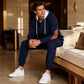 Ensemble sweat à capuche texturé et pantalon de survêtement pour homme🖤🔥 Livraison gratuite