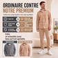 Ensemble de détente pour homme : chemise et pantalon doux et chauds