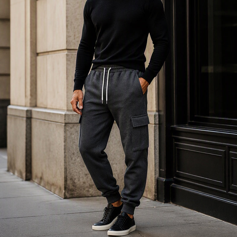 Joggers cargo amples pour homme avec cordon de serrage