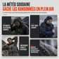 Coupe-vent outdoor pour homme avec capuche amovible