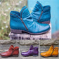 Bottes pour femmes élégantes et confortables en simili cuir PU, avec fermeture éclair latérale