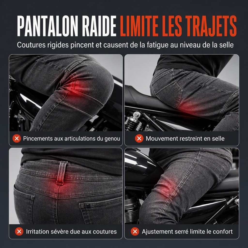 Jean stretch décontracté et confortable pour homme