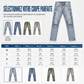 Jean stretch décontracté et confortable pour homme