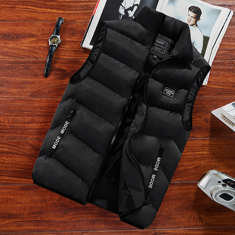 Gilet matelassé à col montant pour homme