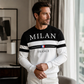 Sweat-shirt imprimé Milano Italia pour homme