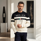 Sweat-shirt imprimé Milano Italia pour homme