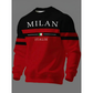 Sweat-shirt imprimé Milano Italia pour homme
