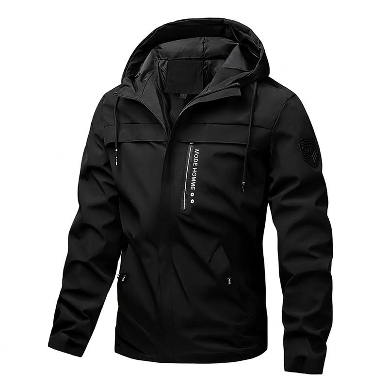 Veste à capuche adaptée à toutes les conditions météorologiques