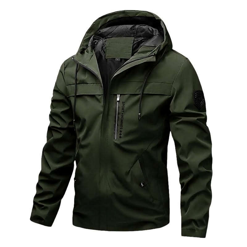 Veste à capuche adaptée à toutes les conditions météorologiques