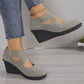 Chaussures plates compensées à enfiler confortables pour femmes