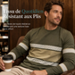 T-shirt décontracté à manches longues pour homme