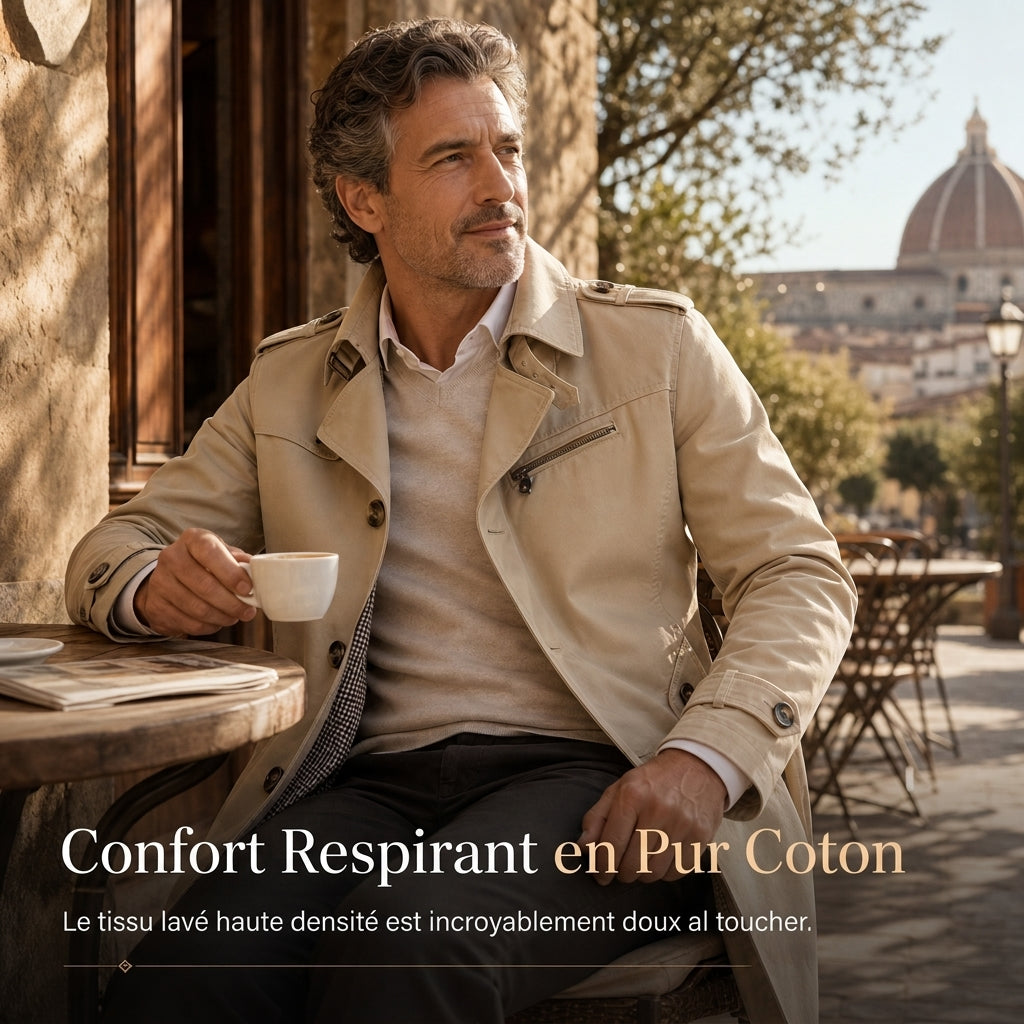 Veste décontractée en coton pur pour homme, veste de travail extérieure pour le printemps et l'automne