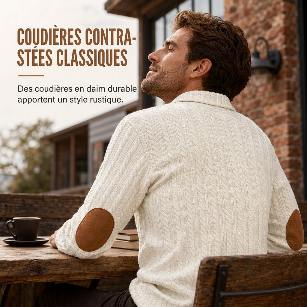 Sweat à col ras du cou décontracté pour homme, couleur unie