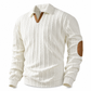 Sweat à col ras du cou décontracté pour homme, couleur unie