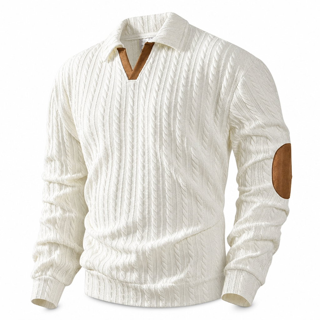 Sweat à col ras du cou décontracté pour homme, couleur unie